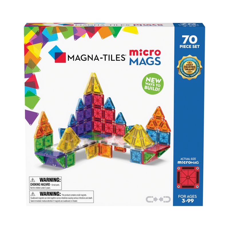 MAGNA-TILES MicroMAGS – 70 deler
