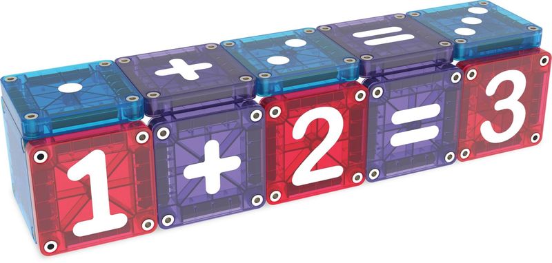 MAGNA-TILES microMAGS Learn Numbers – 56 deler