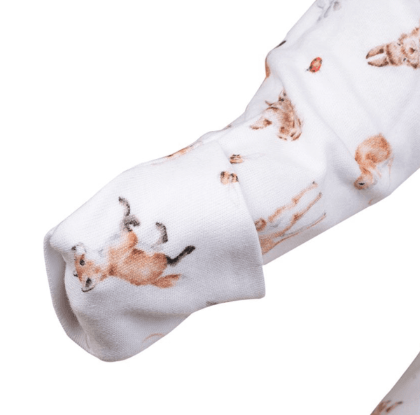 Hovedbilde Little Wren - Sparkebukse med dyremønster - ...